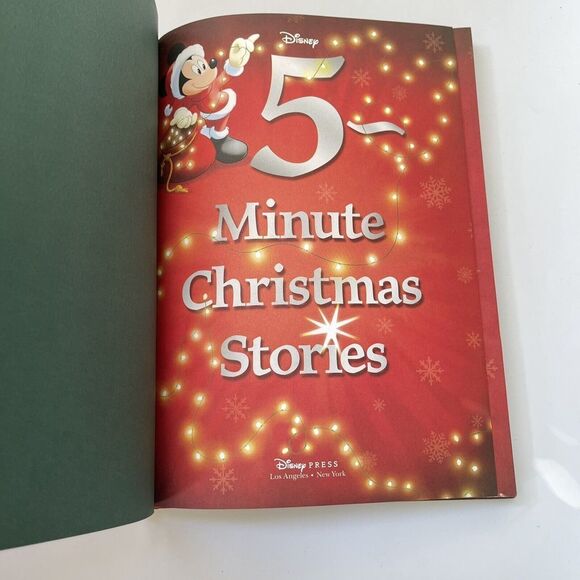 Disney Christmas 5 Minute Stories Hardback Book with Illustrations - Picture 4 of 6